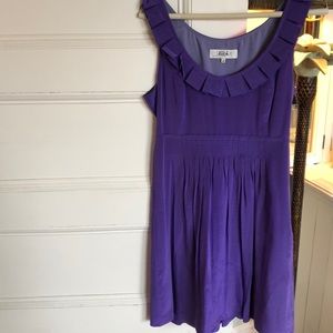 tibi purple dress